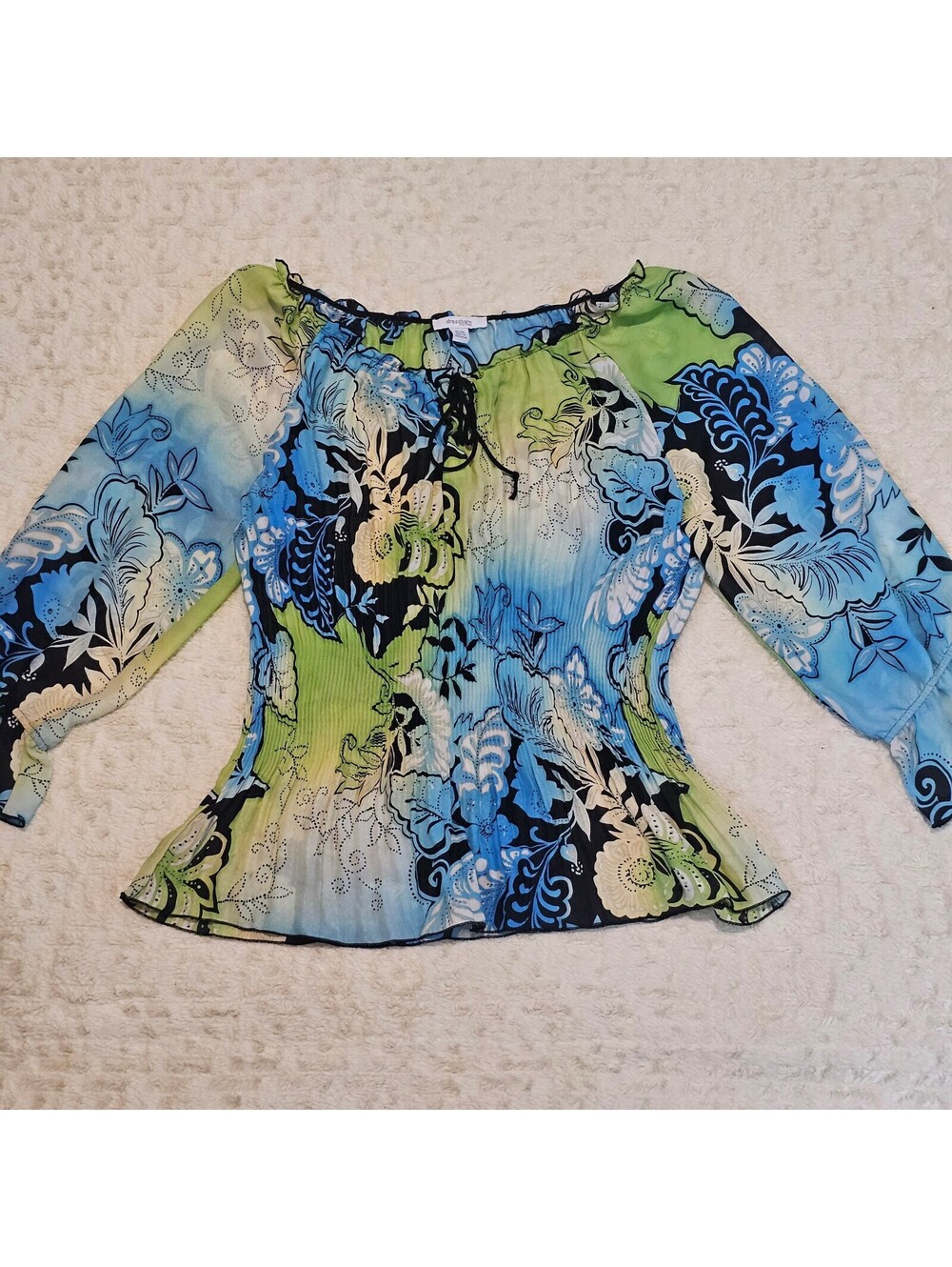 Dressbarn Womens Colorful Stretchy Top 18/20